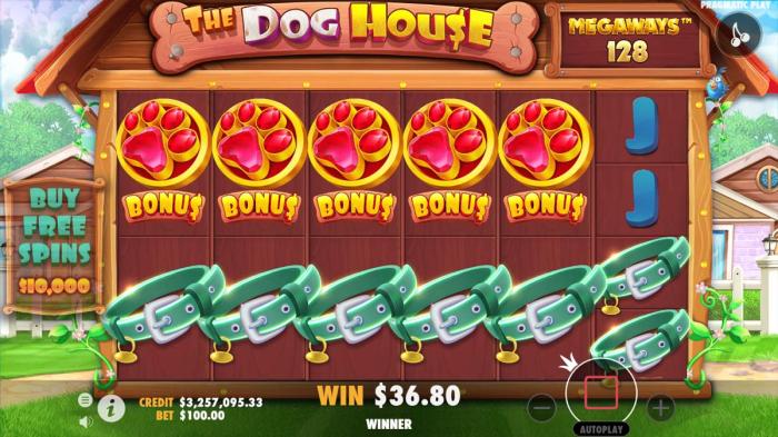 Cara menguak rahasia jackpot di The Dog House Megaways