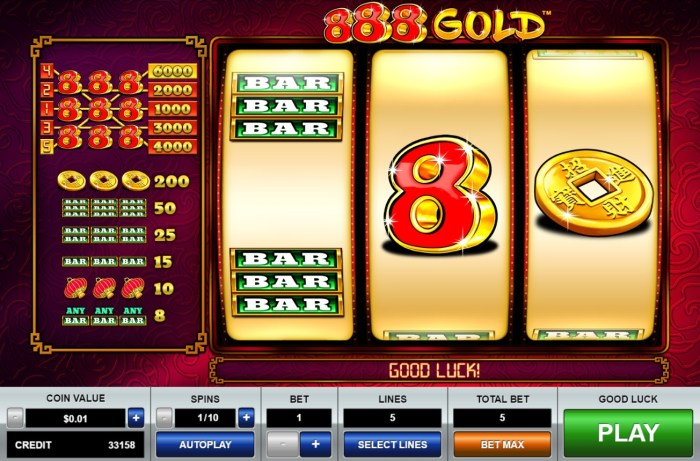 Strategi ampuh menang di slot 888 Gold