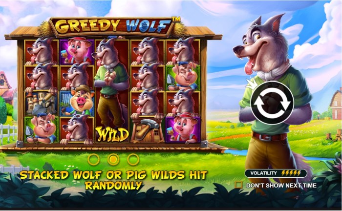 Petualangan Menang Besar di Slot Greedy Wolf