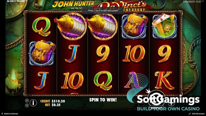 Da Vinci's Treasure Pragmatic Play Slot Online Terbaik